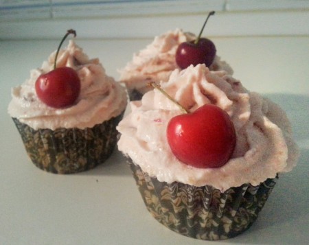 Cupcakes de Cerezas